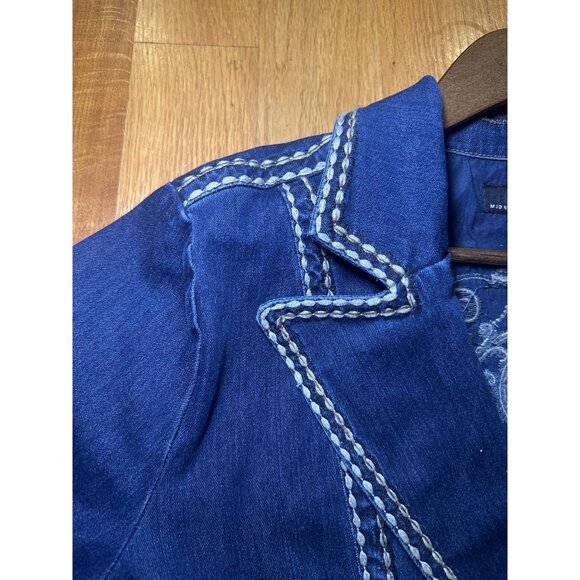 Emroidered Denim Jacket - Picture 11 of 13